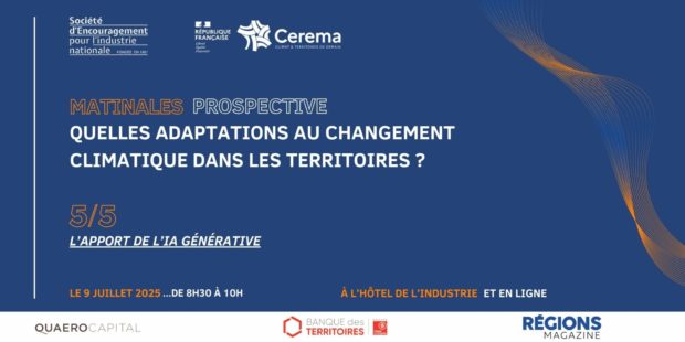 En ligne :Matinales Prospective – L’apport de l’IA générative dans l’adaptation des territoires