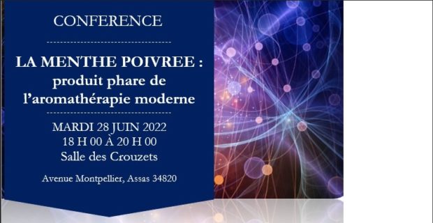 Conférence Pierre Rouge Sciences La menthe poivrée