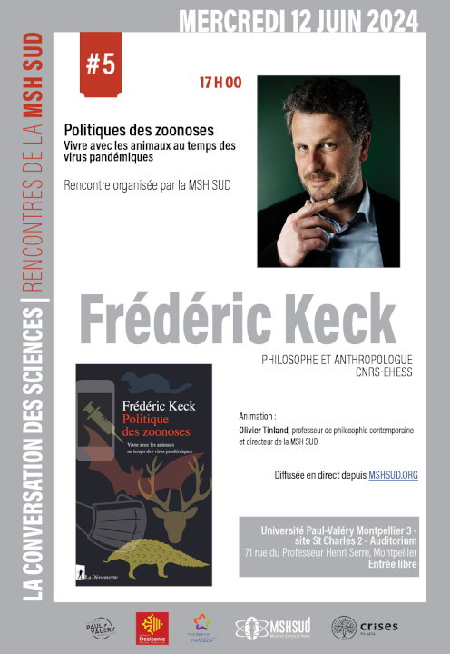 “Conversation des Sciences” Rencontre avec Frédéric Keck 