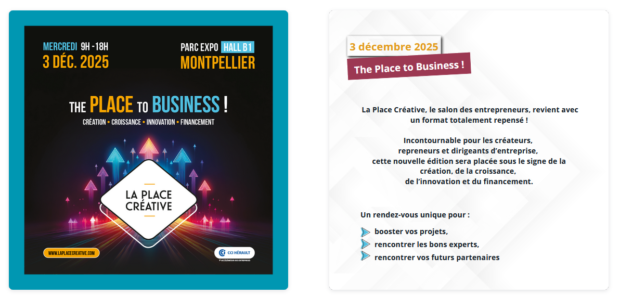CCI /Place Créative : The Place to Business !