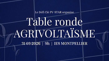 Conférences Table ronde Agrivoltaïsme